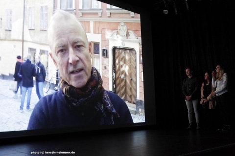 Produzent Lars Lindström SAMI BLOOD bedankt sich per Videobotschaft für den Filmpreis für Kinderrechte