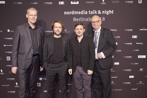 Jochen Coldewey, Schauspieler Bjarne Mädel, Schauspieler Florian Lukas und Thomas Schäffer