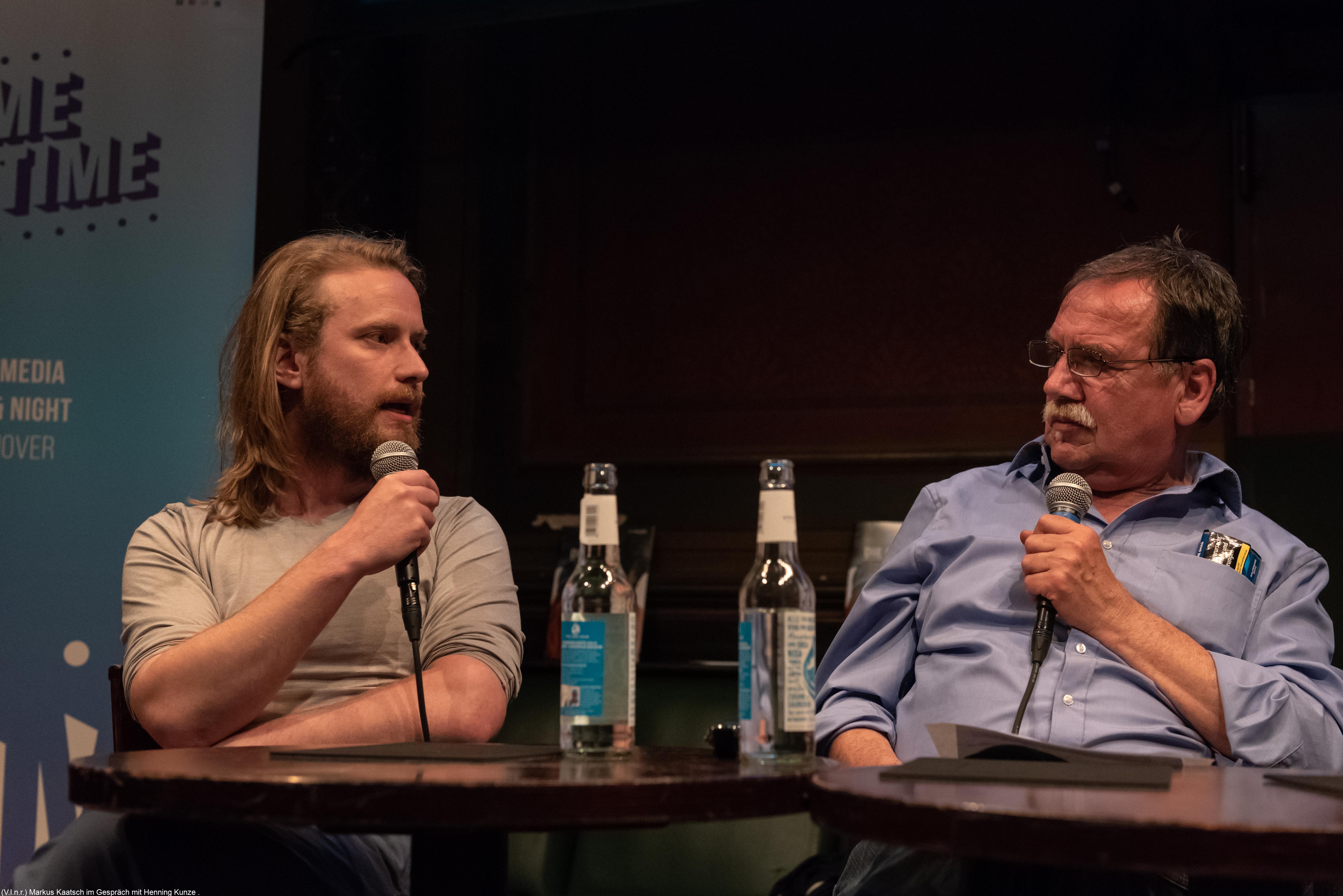 (V.l.n.r.) Markus Kaatsch im Gespräch mit Henning Kunze .