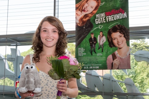 Schauspielerin Janina Fautz stellte den nordmedia-geförderten Film MEINE TEUFLISCH GUTE FREUNDIN vor.