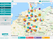 gamesmap © game – Verband der deutschen Games-Branche e.V.