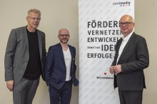 v.l.n.r.: Jochen Coldewey, RP Kahl und Thomas Schäffer