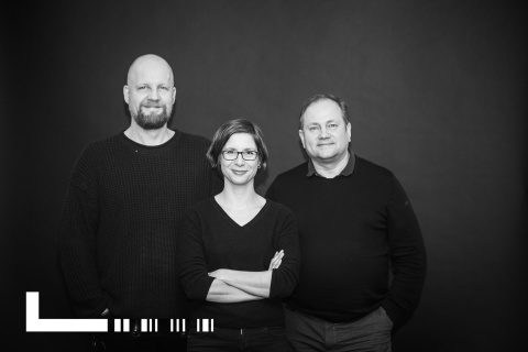 Team RiffReporter: (v.l.n.r.) Sebastian Brink, Tanja Krämer und Christian Schwägerl