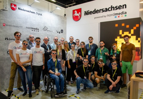 nordmedia, APITs Lab und die Aussteller vom Niedersachsen-Stand auf der gamescom 2019 (c) Colin Böhnke