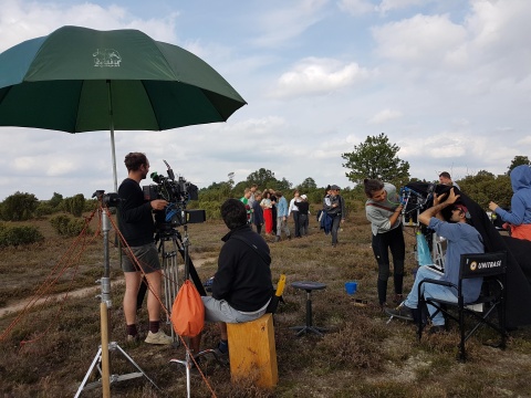 BLUTSAUGER-Dreh im Wacholderwald in Faßberg © nordmedia