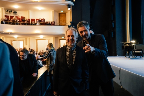 Helmut Zerlett mit Regisseur Wolfgang Groos
© Patrick Slesiona/BIFF