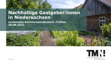 "Es fühlt sich gut an, das Richtige zu tun" - nordmedia Kommunennetzwerk-Treffen zum Thema "Nachhaltige Unterkünfte"