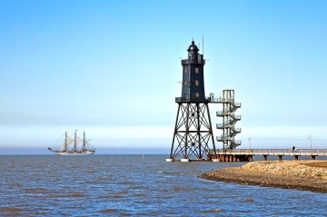 Leuchtturm: Leuchtturm Obereversand, Dorum