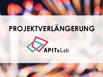 Wir feiern die Projektverlängerung für das APITs Lab!