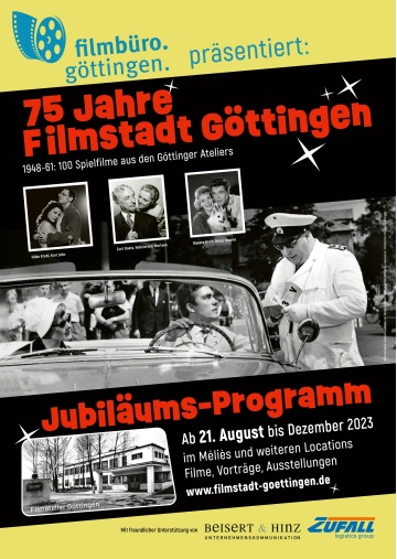 "75 Jahre Filmstadt Göttingen" -  Filmbüro Göttingen präsentiert Jubiläumsprogramm