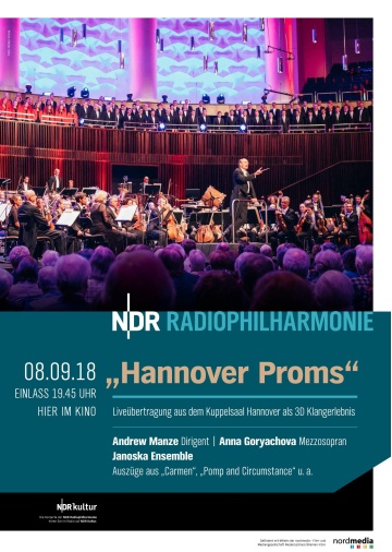 "Hannover Proms 2018" als Live-Kinoerlebnis "Hannover Proms 2018" als Live-Kinoerlebnis