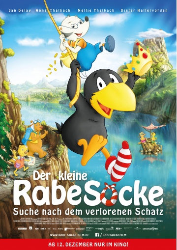 Kinostart 12.12.2019: "Der kleine Rabe Socke - Suche nach dem verlorenen Schatz"
